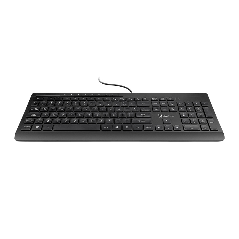 Teclado Klip Xtreme Alámbrico KKM-252S USB Español