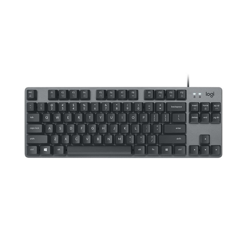 Logitech - Keyboard - Wired - Brilliant red