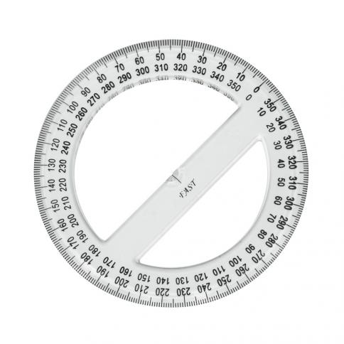 TRANSPORTADOR FAST A205 DE 360° 12.5CMS. (8X48)