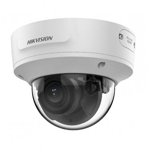 Cámara de vigilancia tipo domo Hikvision - Indoor / Outdoor - 6MP AcuSenseMotorizd