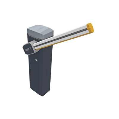 Kit Barrera Vehicular GARD GT4 / Uso Intensivo / Gabinete en Acero Galvanizado / Incluye Brazo de 4M, Corona Led de Iluminación, Tira Led y Bandas Reflectivas