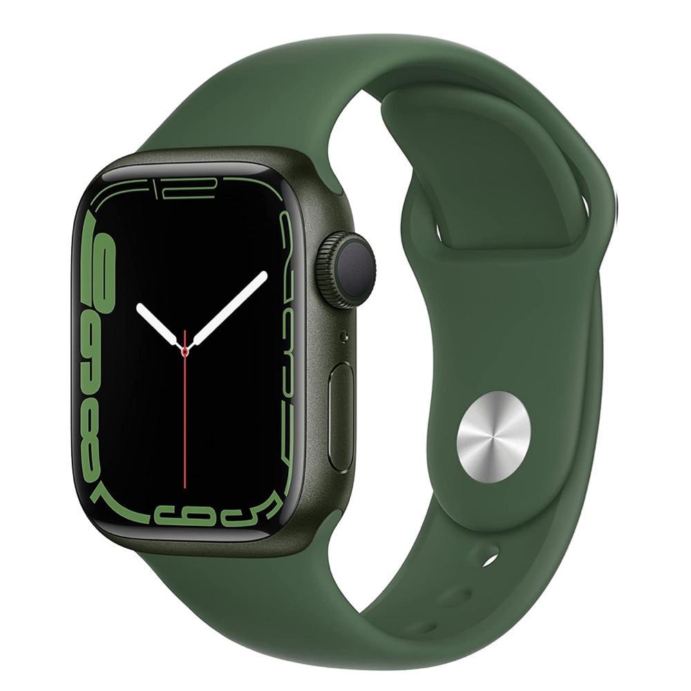 Reloj Apple Series 7, 41mm, GPS, Caja De Aluminio Color Green, Watch MKN03LZ/A