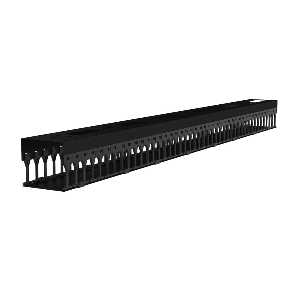 Nexxt Solutions Infrastructure - Rack cable management duct with cover - Vertical 7ft