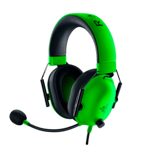Razer BlackShark V2 X - Auricular - tamaño completo - cableado - conector de 3,5 mm - aislamiento de ruido - verde razer