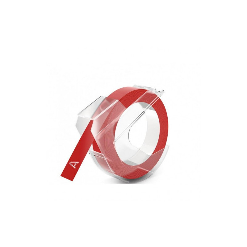 CINTA DYMO 520102 PLASTICA ROJO (10)