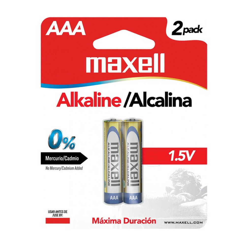 BATERIA AAA ALKALINA  X 2 (kit de 3 BLISTER)