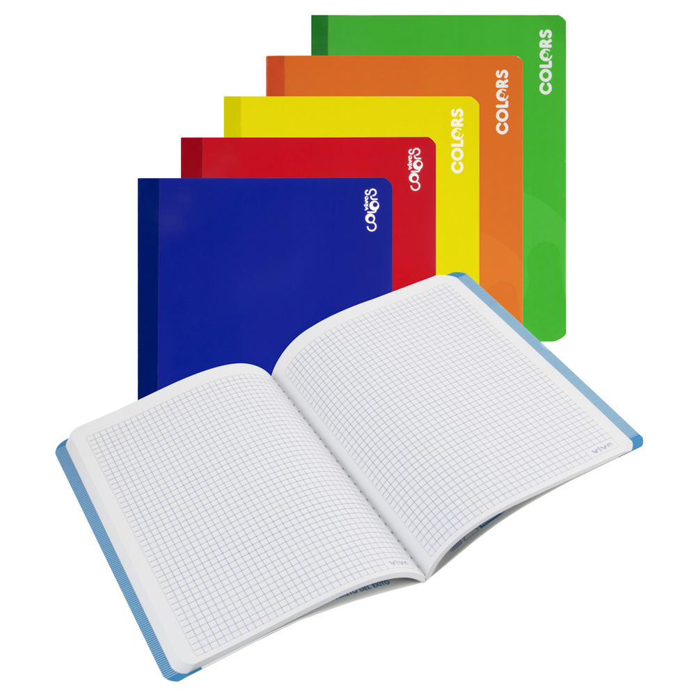 CUADERNO COSIDO VIVO 100H. GRANDE 239986 CUADROS