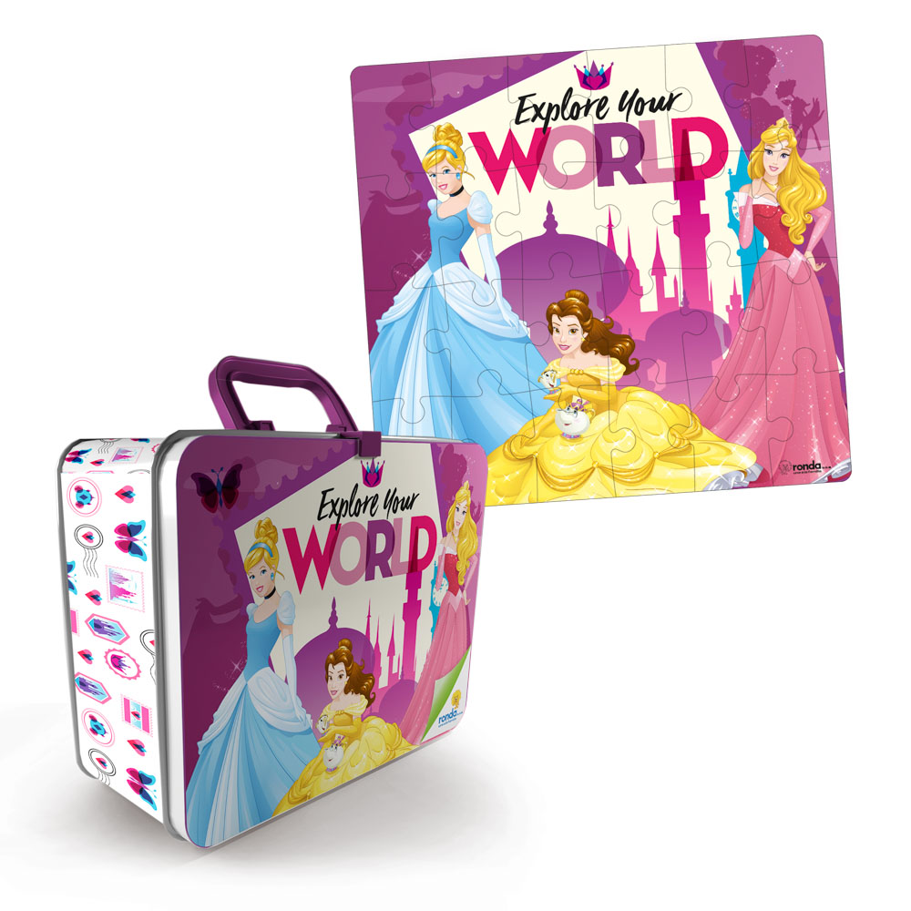 ROMPECABEZAS RONDA 24 PIEZAS 11748 LONCHERA PRINCESAS