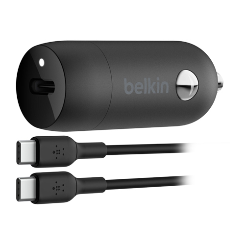Belkin CCA004bt1MBK-B6 - Car power adapter - 30 Watt - Lithium - Para Universal