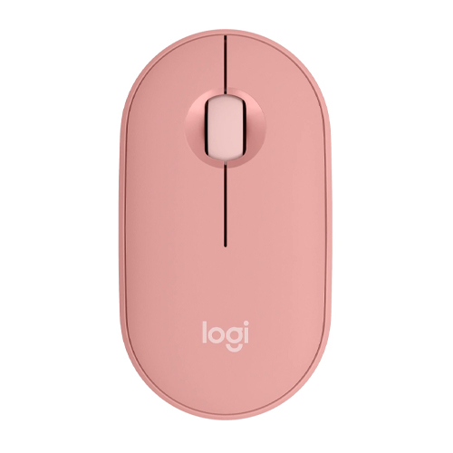 [910-007048] Logitech Pebble Mouse 2 M350s - Ratón - óptico - 3 botones - inalámbrico - Bluetooth - rosa