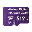 Tarjeta de memoria flash WD Purple SC QD101 WDD512G1P0C - 512 GB - UHS-I U1 / Class10 - microSDXC UHS-I - púrpura