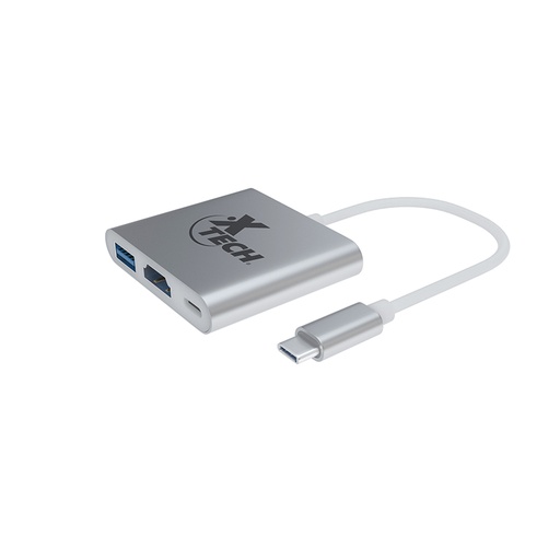 [XTC-565] Adaptador multipuerto USB Tipo C 3-en-1