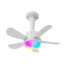 Ventilador de Techo Inteligente 2 en 1 con lámpara integrada y conexión Wi-Fi®