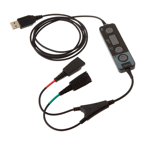 [265-09] Adaptador para auriculares Jabra LINK 265  USB (M) a Desconexión rápida