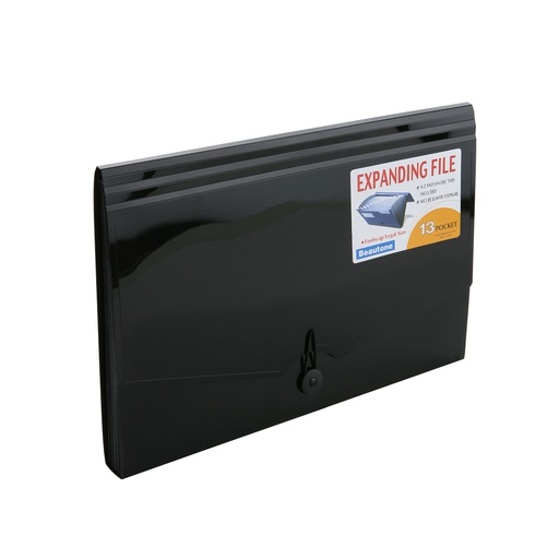 [07589-NEGRO] ARCHIVADOR BEAUTONE NEGRO LEGAL 12 SEP. 