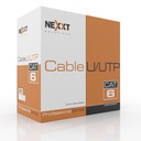 Cable Bobina Nexxt Solutions Infrastructure - Bulk ca ble - UTP - 305 m - RJ-45 a  - Azul - Cat6 4P 23AWG CMR