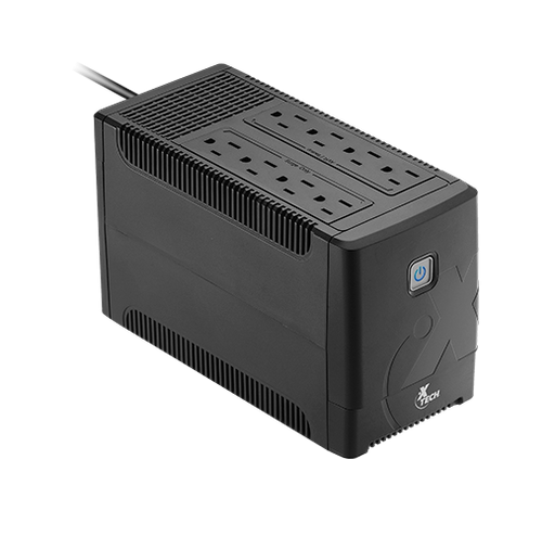 [XTP-751] UPS Xtech - Line interactive - 375 Watt - 750 VA - AC 110/120 V - 8 outlets XTP-751