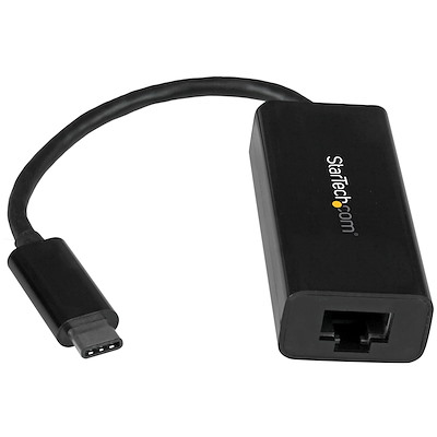 [US1GC30B] Adaptador de red Ethernet Gigabit StarTech.com USB-C - Adaptador externo USB 3.1 Gen 1 - Adaptador de red - USB-C - Gigabit Ethernet - negro - para P/N: HB30C3A1CFB, HB30C3A1CFS, TB33A1C