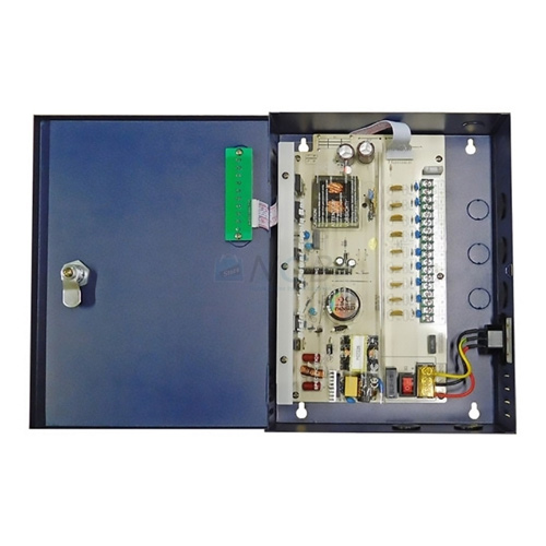 [KAS-DC121820] Folksafe - Power supply - KAS-DC121820 - cable included - Power supply AC input : 96-264V, 47-63Hz - Power supply output : 12VDC, 18 Channel, 20A - Output voltage regulation range: 11-15V - Tube fuse /PTC fuse selectable - Surge protection - Safety Standards: IEC / UL 