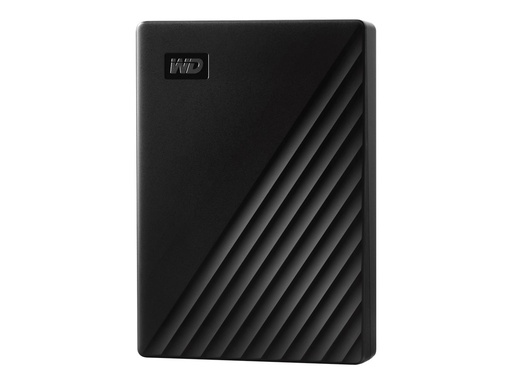 [WDBPKJ0040BBK-WESN] Disco duro externo (portátil) WD 4 TB My Passport WDBPKJ0040BBK, cifrado, USB 3.2 Gen 1, AES de 256 bits, Color. negro