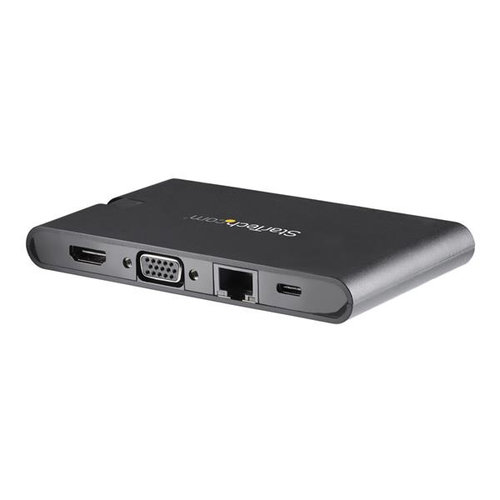 [DKT30CHVSCPD] Docking Station USB-C con HDMI y VGA - para Mac y Windows -3x USB 3.0 - SD / micro SD - PD 3.0 - Adaptador USB C a USB 3.0 Agregue salida de vídeo, tres puertos USB 3.0, lectores de tarjetas SD o Micro SD, y un puerto GbE a su portátil mediante un solo puerto USB-C