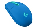 Mouse Logitech G305, óptico, 6 botones, inalámbrico, LIGHTSPEED, receptor inalámbrico USB, Color: azul