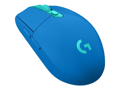 [910-006012] Mouse Logitech G305, óptico, 6 botones, inalámbrico, LIGHTSPEED, receptor inalámbrico USB, Color: azul