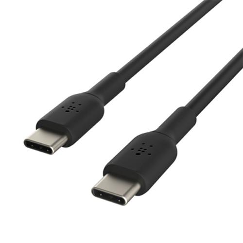 [CAB003bt1MBK] Cable de Impulso Belkin Cable USB - USB-C (M) a USB-C (M) - 1 m - color negro
