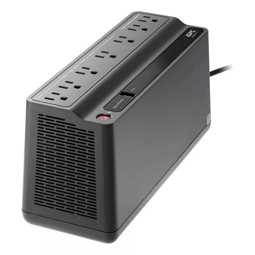 UPS APC Back-UPS BE600M1-LM -  CA 120 V - 330 vatios - 600 VA - USB - conectores de salida: 7 BE600M1-LM