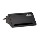 Tripp Lite Power It! 2-Outlet In-Desk Power and Charging Dock - 4x USB-A, USB-B, HDMI, RJ11, RJ45, 10 ft. Cord, Antimicrobial Protection, Black - Banda de potencia (flush mountable) - 15 A - CA 120 V - input: NEMA 5-15P (2 x USB, 2 de NEMA 5-15R) - 3.05 m cable - negro PS222DATAM