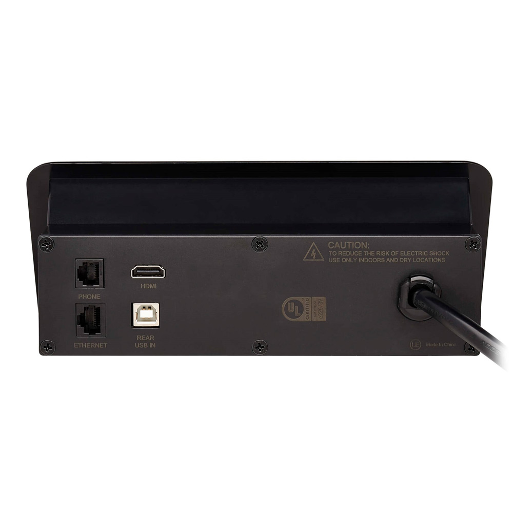 Tripp Lite Power It! 2-Outlet In-Desk Power and Charging Dock - 4x USB-A, USB-B, HDMI, RJ11, RJ45, 10 ft. Cord, Antimicrobial Protection, Black - Banda de potencia (flush mountable) - 15 A - CA 120 V - input: NEMA 5-15P (2 x USB, 2 de NEMA 5-15R) - 3.05 m cable - negro PS222DATAM