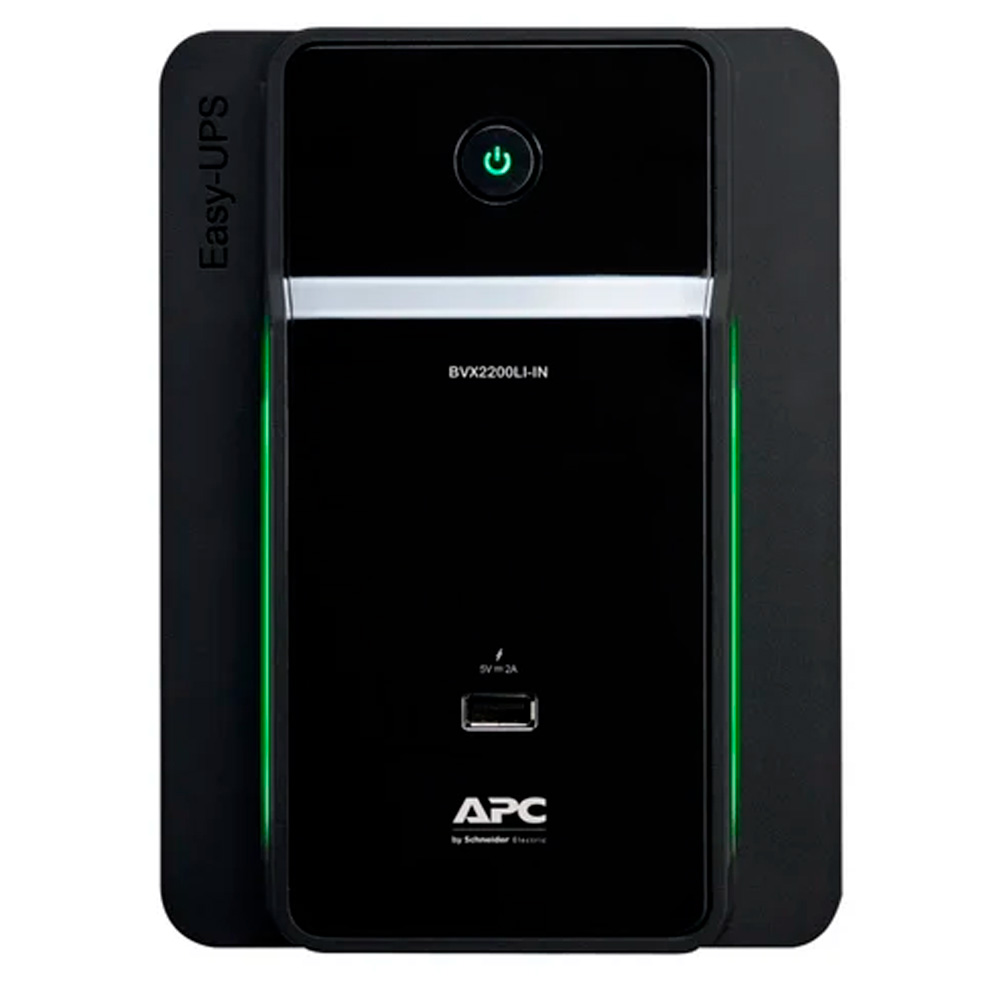 UPS APC Back- 1200VA - CA 120 V - 650 vatios - 1200 VA - 1 fase - 9 Ah - 6 conectores de salida color negro BVX1200L-LM