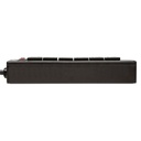 Tripp Lite Safe-IT 6-Outlet Surge Protector - 10 ft. Spiral Cord, 5-15P Plug, 300 Joules, Antimicrobial Protection, Black - Protector contra sobretensiones - 15 A - CA 120 V - conectores de salida: 6 - 3.05 m cable - negro TLP610COILAM