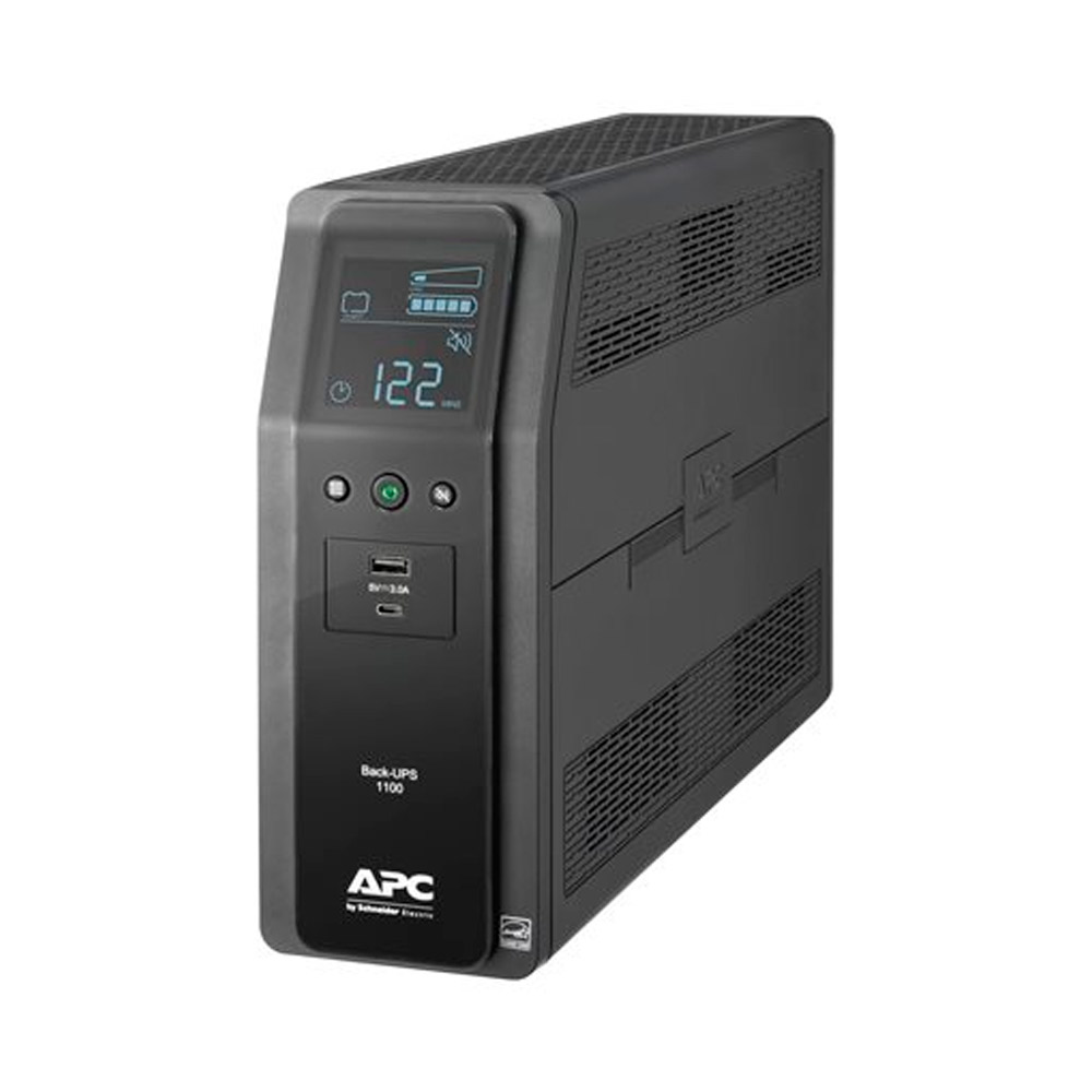 UPS APC Back-UPS Pro BR1100M2-LM - UPS - CA 120 V - 600 vatios - 1100 VA - USB - conectores de salida: 10 - negro