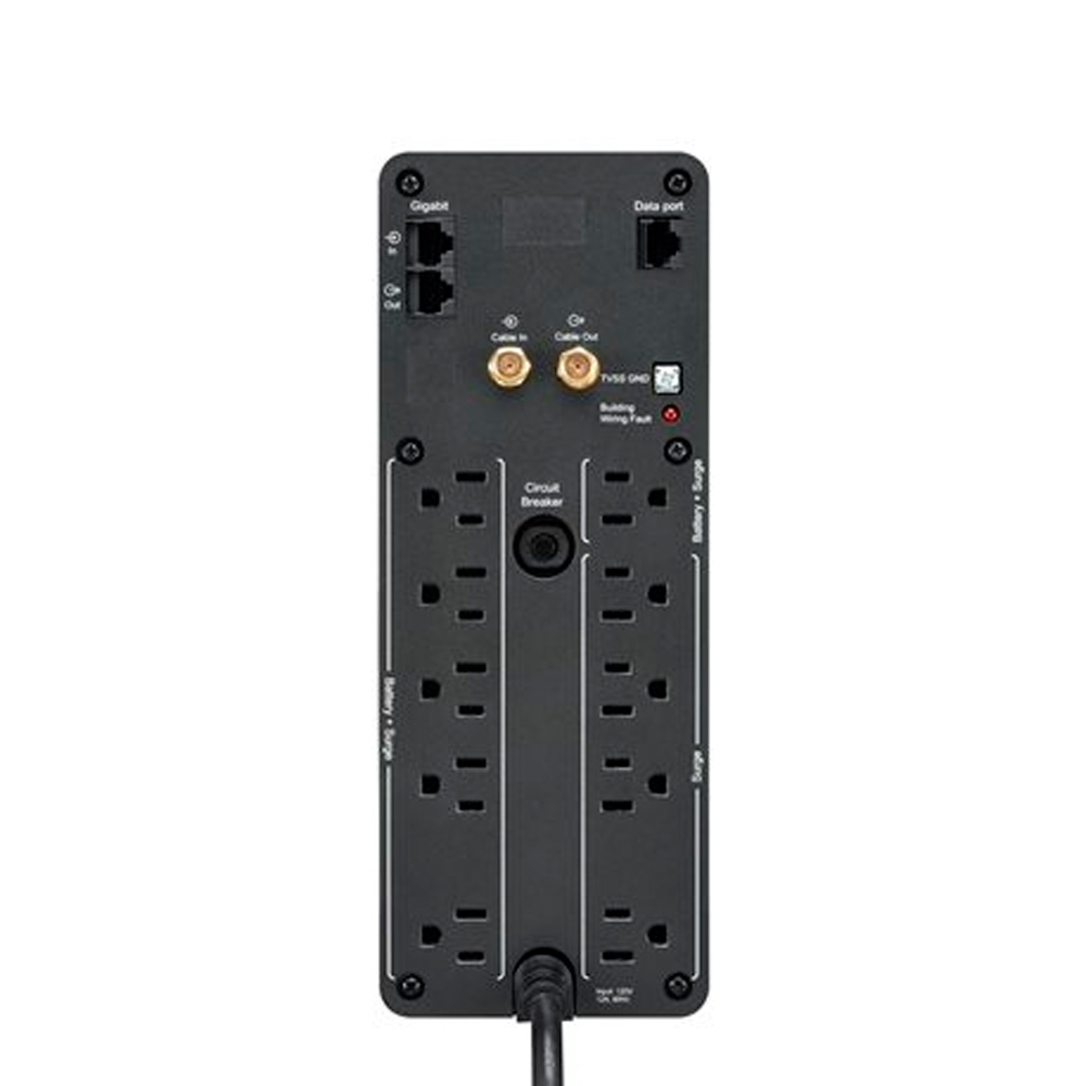 UPS APC Back-UPS Pro BR1100M2-LM - UPS - CA 120 V - 600 vatios - 1100 VA - USB - conectores de salida: 10 - negro