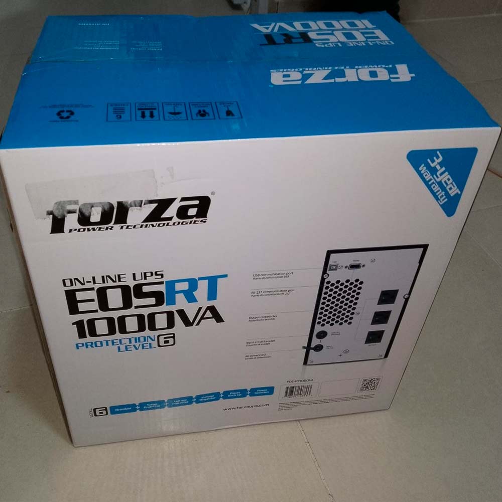 UPS Forza 1000 VA  AC 110/120 V 700W  On-line FDC-RT1000VA