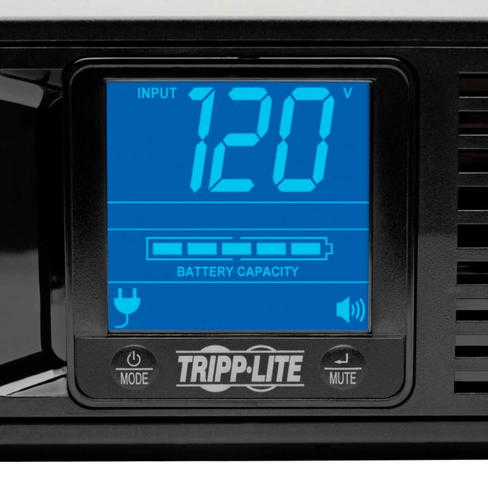 UPS Smart Tripp Lite 1500VA 900W Montaje en Rack Torre de batería de respaldo LCD AVR 120V USB DB9 RJ45 smart1500lcd