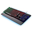 Teclado Xtech multimedia cableado para videojuegos con iluminación de fondo multicolor XTK-510S