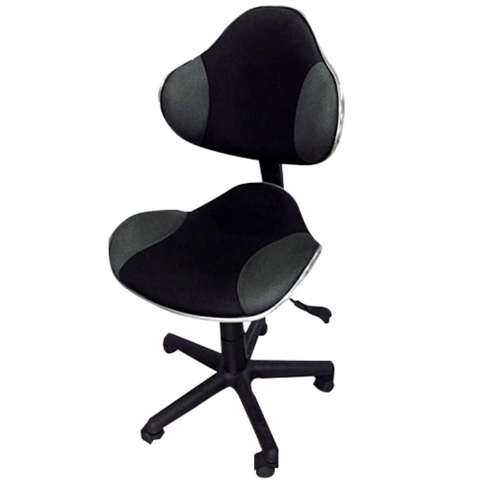 Silla Xtech De Oficina Cannes Color Negro/Gris QZY-G2B