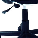 Silla secretarial con reposabrazos Negra Roma AM160GEN48