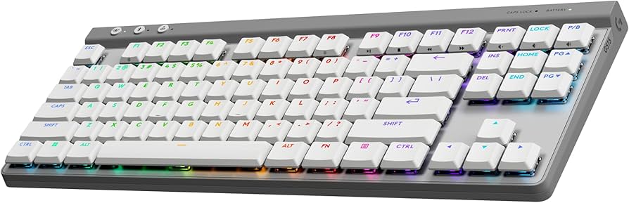 Logitech - Keyboard - Wireless - white - G515 LIGHTSPEED TKL
