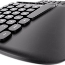Teclado Alámbrico Klip Xtreme - en español - USB - Ergonomic Design -color negro - Ergonómico