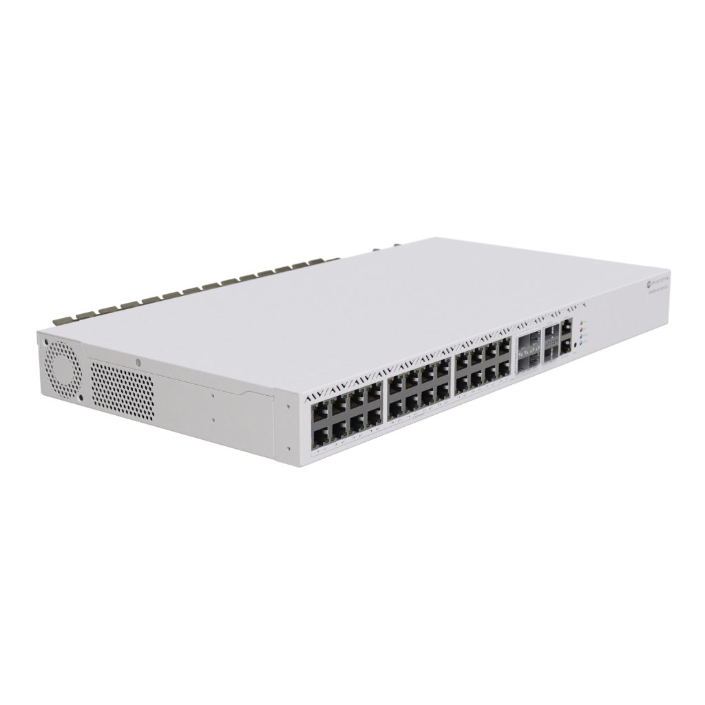 Switch Mikrotik CRS326-4C+20G+2Q+RM 20 2.5Gz Color blanco