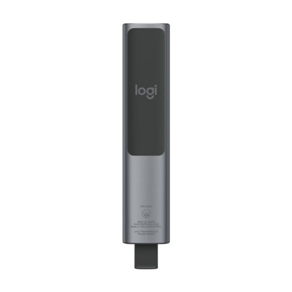 Control remoto para  presentaciones Logitech Spotlight 3 botones para pizzara color gris