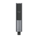 Control remoto para  presentaciones Logitech Spotlight 3 botones para pizzara color gris
