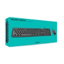Combo de teclado y mouse Logitech MK200 USB Color Negro