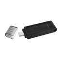 Memoria USB Kingston DataTraveler 70, 64 GB USB-C 3.2 Gen 1 Color Negro