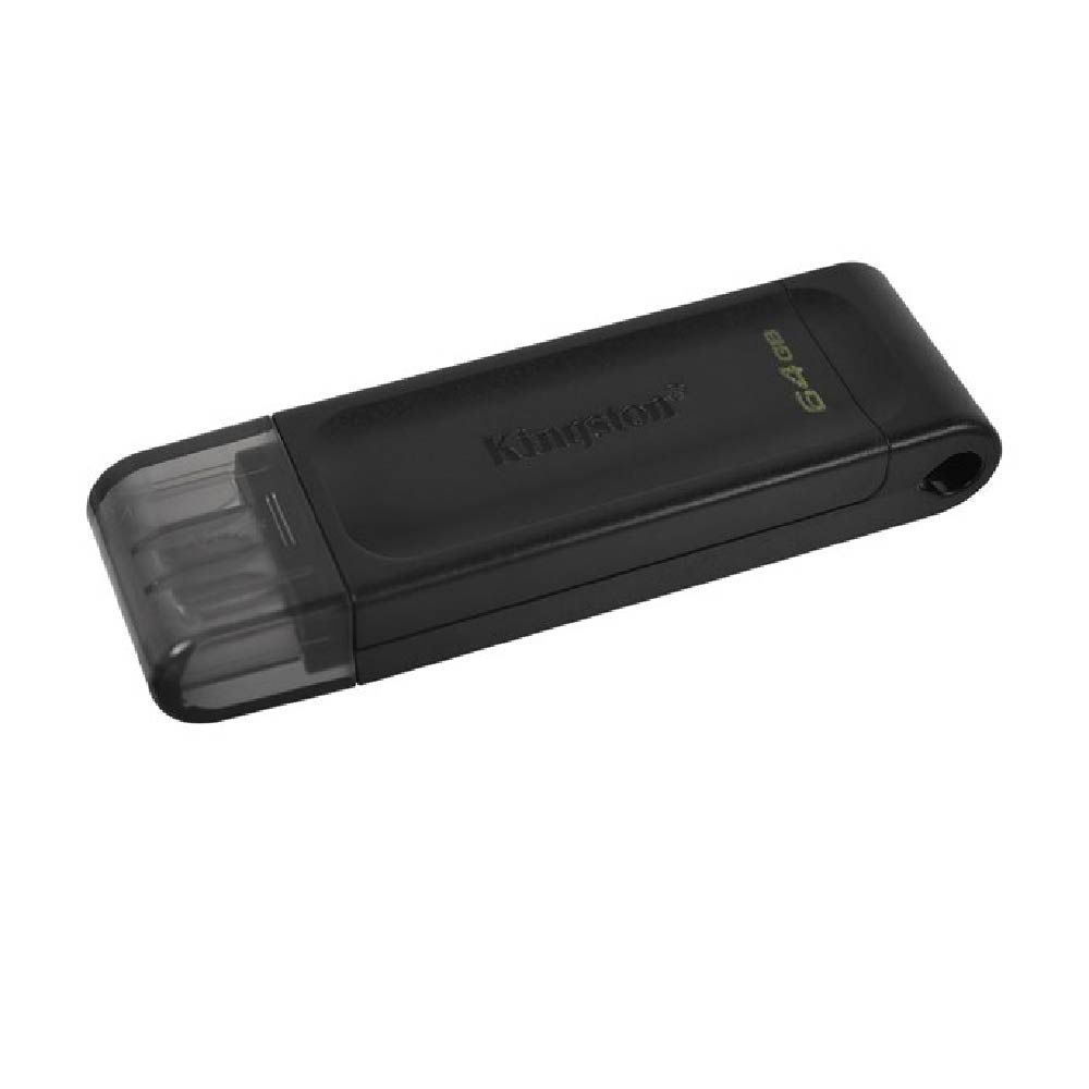 Memoria USB Kingston DataTraveler 70, 64 GB USB-C 3.2 Gen 1 Color Negro