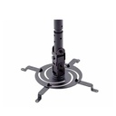 Soporte De Techo Klip Xtreme Kpm-610B, 360 grados giratorio para Proyectores, peso máximo de 15Kg