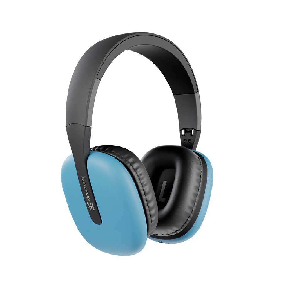 Klip Xtreme - KWH-010BL - Headphones - Para Home audio / Para Portable electronics / Para Professional audio / Para Cellular phone - Wireless - 25Hrs - Blue - BT